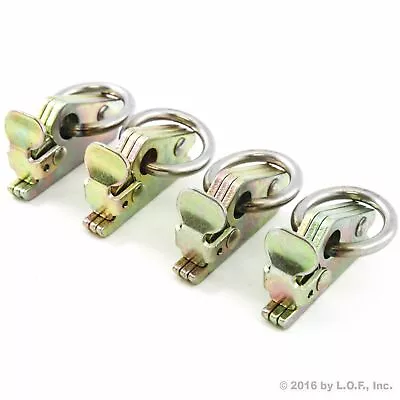 4 E Track Rope Rings Heavy Duty Cargo Van Hook Encllosed Utility Box Trailer • $27.35