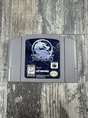 Mortal Kombat Mythologies Sub-Zero Nintendo 64 N64 • $17.87