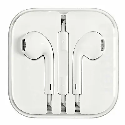 Earphones For Apple IPhone 6 6s Plus 5s IPad Headphones Handsfree With Mic 3.5MM • £2.99