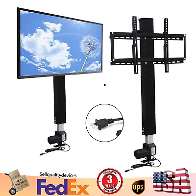 Motorized TV Lift Bracket Mechanism For TVs Lift Stand Mount 26 -57  &Remote NEW • $109.25