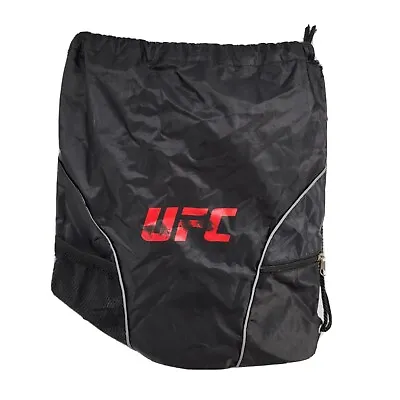 UFC Gym Black Red Logo Drawstring Backpack Bag • $13.59