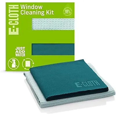 E-Cloth Window Cleaning Kit Premium Microfiber Glass And Window Cleaner Great • £14.20