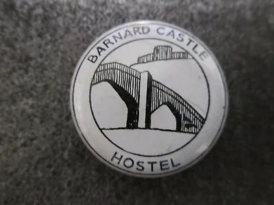 Barnard Castle Youth Hostel YHA Pin Badge Button (L25B) • £3.99