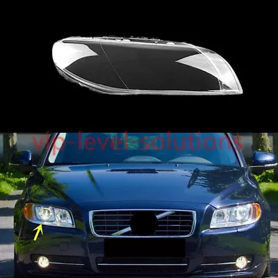 For Volvo S80 2009-2015 Right Side Headlight Lens Clear Cover + Sealant Glue • $108.10