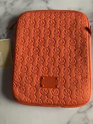 NEW With Tags Michael Kors Neoprene Orange Tangerine IPad Tablet Case Sleeve  • $34.95
