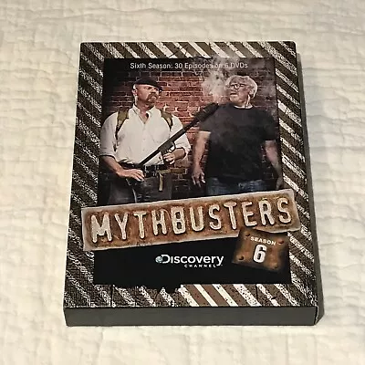 Mythbusters Season 6 Six DVD Complete Sixth Discovery Channel • $36.91