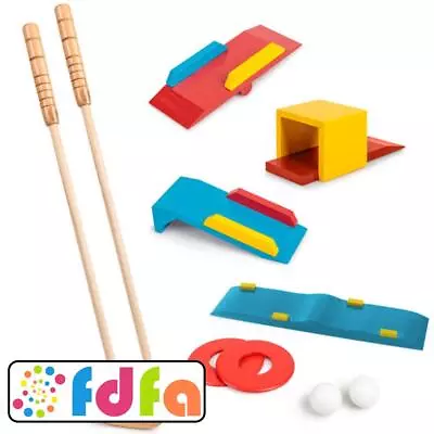 Tobar Crazy Golf Set Family Fun Games Novelty Gift Indoor Outdoor • £31.29