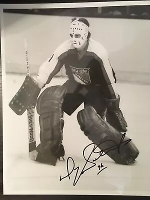 Vintage NY Rangers Doug Soetaert Autograph Photo • $23