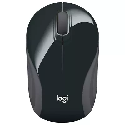 Logitech M187 Wireless Mini Mouse Pocket Portable Sized Black • $9.99