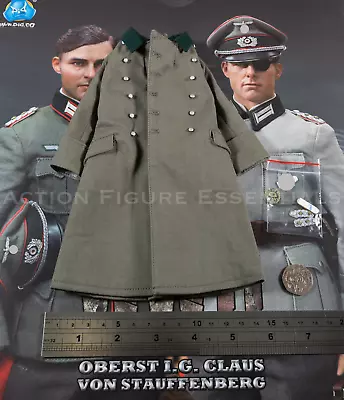 DID Operation Valkyrie WWII German Officer Great Coat 1/6 Claus Von Stauffenberg • £29.99