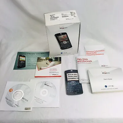 Verizon Motorola Moto Q 9c Empty Box User Guides & Installation Discs NO PHONE • $4.95