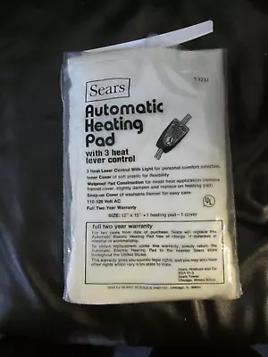 Vintage Sears Automatic Heating Pad New In Package. • $24.99