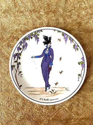 Villeroy & Boch DESIGN 1900 No. 3 Art Nouveau Fashion Armand Vallee SALAD PLATE • $24.99