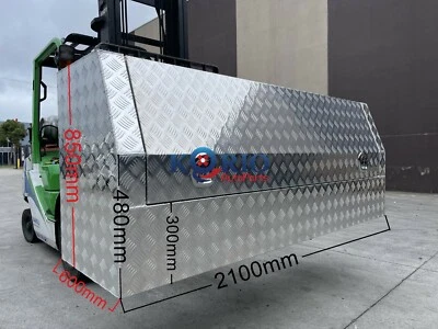 $1100 • Buy Aluminium Tool Box 3/4 Side Opening Ute Trailer Toolbox Storage 2100 X 600W X850