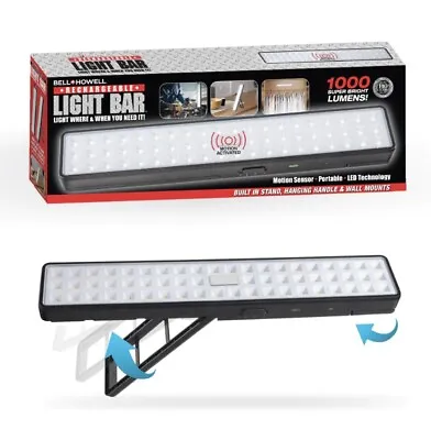 BELL + HOWELL Rechargeable LED Light Bar 1000 Lumens Motion Activated • $24.95