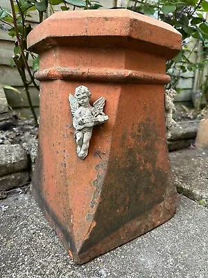 £45 • Buy Antique Victorian Chimney Pot With Cherubs