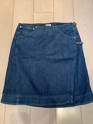 £14.99 • Buy Levi’s Women's Blue Denim Engineered Skirt W32  L 22.5  - L (UK14)