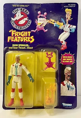 The Real Ghostbusters Fright Features EGON SPENGLER & Soar Throat Ghost 1986 Toy • $259.85