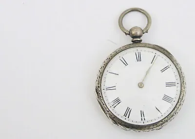 J.W. BENSON Solid Silver Pocket Watch Emperor Of Russia Engraving Not Working • £38