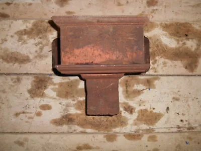 Antique Victorian Cast Iron Decorative Rainwater Hopper 3 X 4 Inch Outlet  H12  • £60