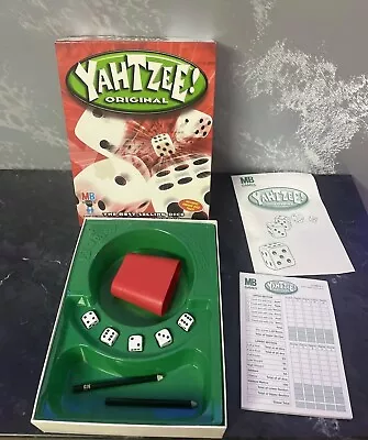 Yahtzee Original Dice Game 2002 By MB Games Complete & Very Good Condition • £12.99