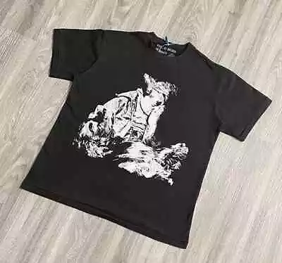 Enfants Riches Deprimes Boy Portrait Japanese Text Mens Black Cotton T Shirt • $95.67