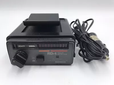 $15 • Buy Vintage Maxon RD-1 Radar Detector Anti-Falsing Dual Superhetrodyne