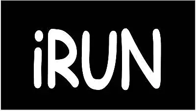 I Run Sticker *A44* Marathon 5k 10k Running Race Vinyl 8  Decal LAPTOP STICKER  • $4.24