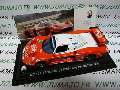 MAS26Z Voiture 1/43 LEO Models MASERATI MC12 GT1 Vallelunga 2006 Capellarri • $21.54