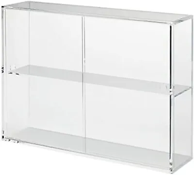 MUJI Acrylic Display Case With Sliding Doors Large F/S W/Tracking# Japan New • $47.44