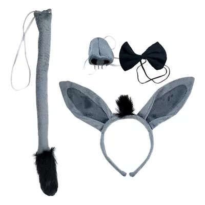 Fun Halloween Party Accessories - Adult Animal Ears And Tail Fancy Dress Set • £9.25