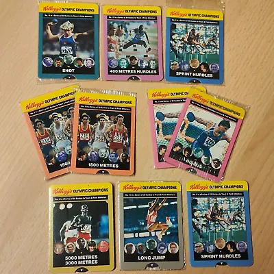 10 X KELLOGGS OLYMPIC CHAMPIONS CARDS - Kellogg's 1991 X 8x NEW SEALED • £2.49