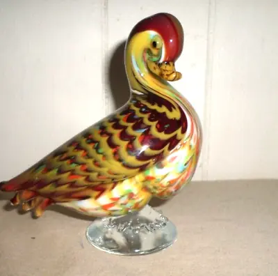 Murano Archimedes Seguso ITALY Glass Duck SIGNED • $110