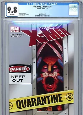Uncanny X-Men #530 CGC 9.8 White Pages Wolverine Cover Marvel Comics 2011 • $25.49