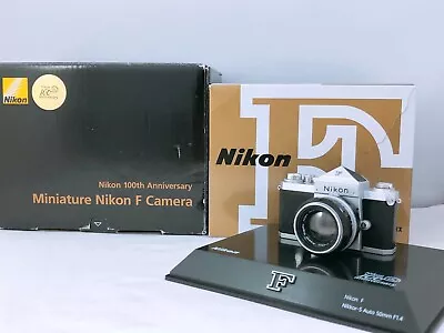 🟢Unused In Box🟢 Nikon 100th Anniversary Miniature Nikon F Camera Japan 1796 • $269.99