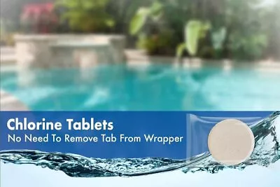 3  Inch Stabilized  No Grab  Swimming Pool Chlorine Tablets (Choose Size) • $84.99