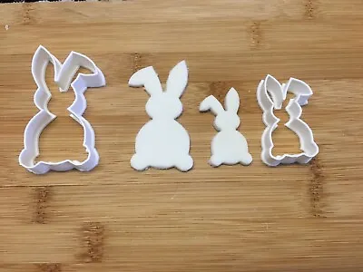 £4 • Buy Rabbit Bunny Easter Shape Large And Small Cookie Cutter Biscuit Pastry Fondant