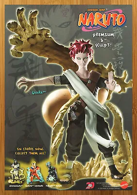 2006 Mattel Naruto Action Figures Print Ad/Poster GAARA Promo Art Anime Manga • $14.99