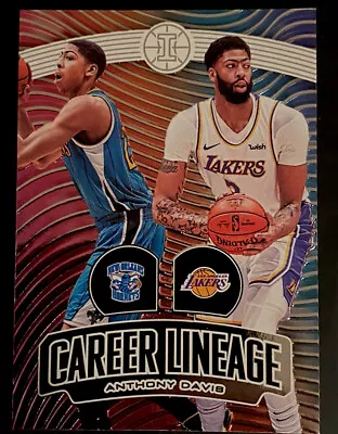 2019-20 Panini Illusions Career Lineage Anthony Davis #21. Lakers Hornets NBA • $2.50