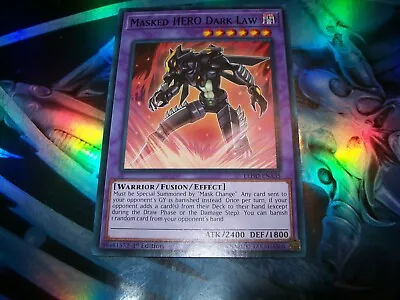 Masked HERO Dark Law 1st Edition Common LEHD-ENA35 Yu-Gi-Oh! • $2.25