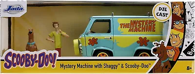 The Mystery Machine With Shaggy And Scooby-Doo Figurines  1/24 Jada 31720 • $27.90