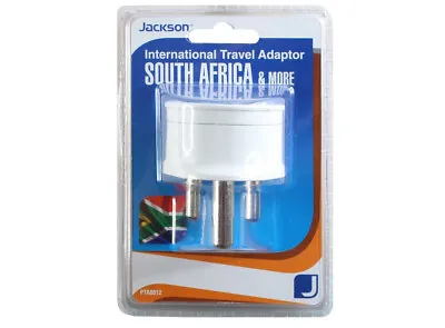 $18.95 • Buy Jackson Outbound Large Pin Travel Adaptor  AUS/NZ To South Africa/India