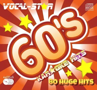 £12.99 • Buy Vocal-Star 60s Decades Songs Karaoke Disc Pack CDG Cd+G 4 Discs 80 Songs