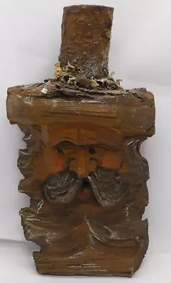 £14.99 • Buy Man's Face Carved On Wood - Hanging Ornament