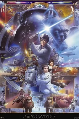 Star Wars Episode IV & V & VI- Movie Poster (20Th AnnIVerary Poster) • $12.99