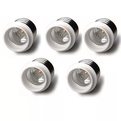 5-pack Light Bulb Socket Adapter Mogul Base E39 To Medium E26 Screw Reducer • $20.33