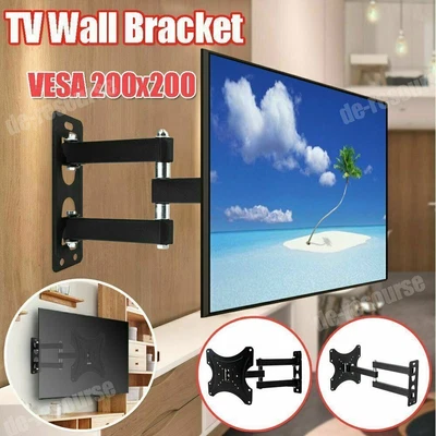 £14.99 • Buy Full Motion TV Wall Mount Bracket Swivel Tilt 26 32 40 42 50 52 55 Inch LED LCD