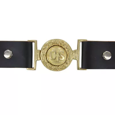 Civil War Confederate Officers Belt Buckle | Reproduction Uniform Costume Brass • $14.09