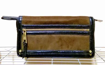Brown & Black Clutch Purse Dana Buchman Kendra Studded HandBag Wristlet • $8