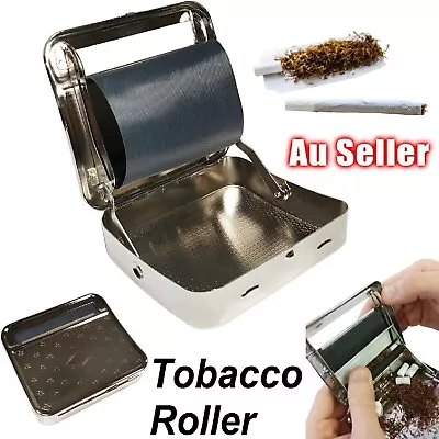 Automatic Metal Cigarette Tobacco Roller Roll Rolling Machine Box Case Maker Tin • $13.99